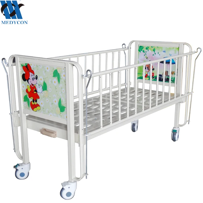 BDB01 Cartoon One Crank Hospital Bed Children Hospital Beds