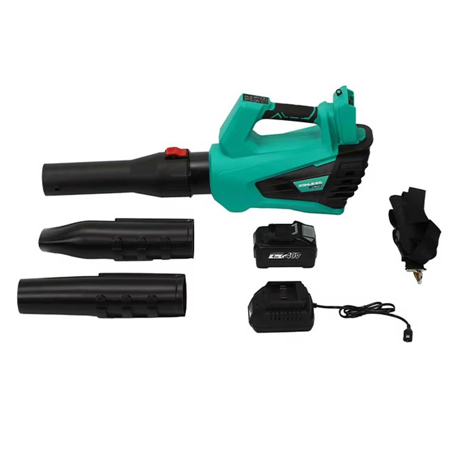 40V portable battery cordless backpack leaf blower high-speed hand garden dust snow blowers