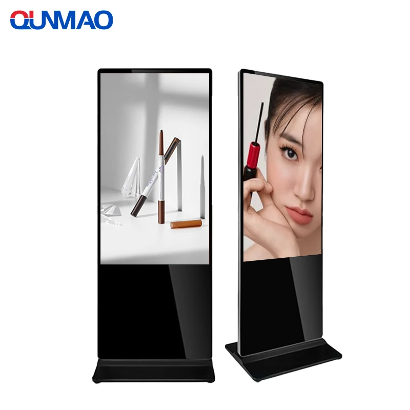Qunmao Oem Lcd Display Digital Screen 4k Monitor Android Touch Screen Outdoor Advertising Media Player With Factory Wholesale