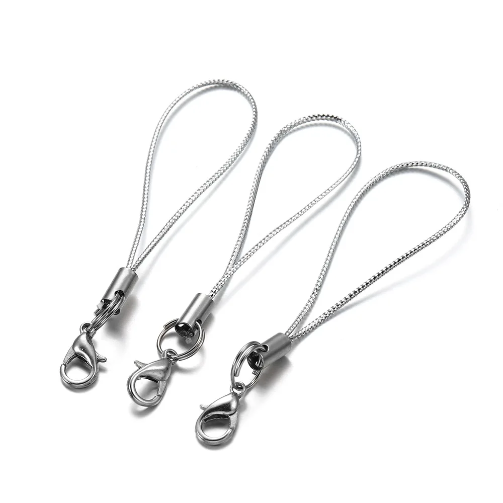 Lobster buckle mobile phone rope doll lanyard nylon pendant rope jewelry arts and crafts accessories pendant rope