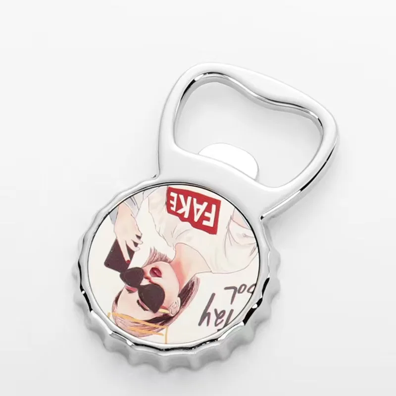 Hot Sale Custom Stainless Steel Sublimation Blank Metal Beer Bottle Opener