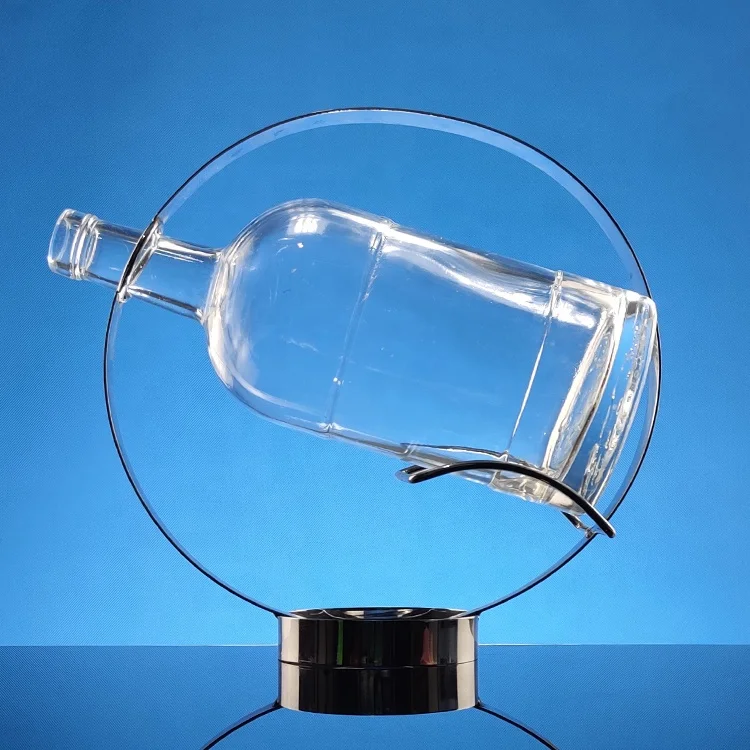 Flint Glass Cap Finish 750ml Vodka 0.5l Glass Bottle