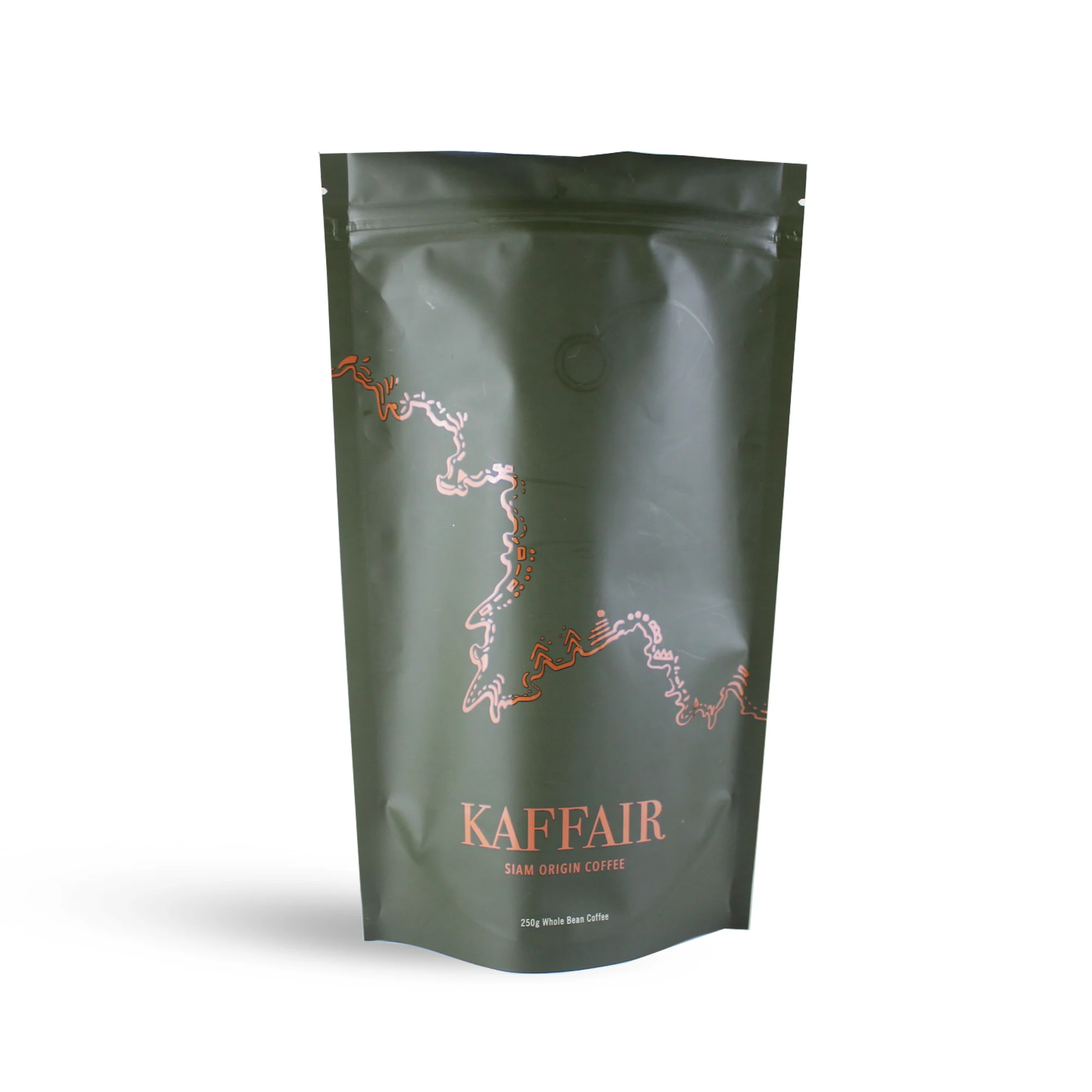 Низкий минимальный заказ, пакет из алюминиевой фольги на молнии, стоячий Матовый Черный Принт, 250 г, пакет кофейных зерен с клапаном