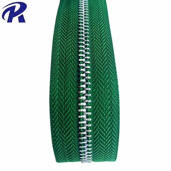 Factory custom wholesale 3#5#8# gold teeth zipper metal closed zipper