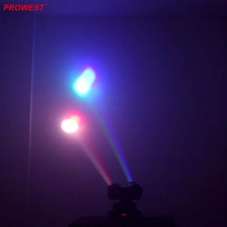 Fashionable Design disco DJ led stage lighting DMX Dual 30W RGBW 4in1 Beam moving head light