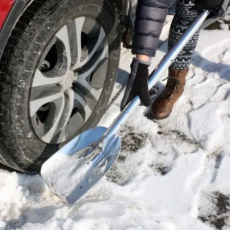 Fiberglass Handle Convenient And Durable Agriculture Garden Tools Aluminum Snow Shovel D Handle