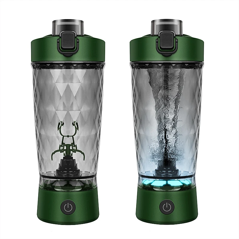 Custom Logo Leak-Proof Plastic Automatic Drink Water Shaker Bottle Gym Sports Jug Travel Large Outdoor Bag Model Wide 650 ML