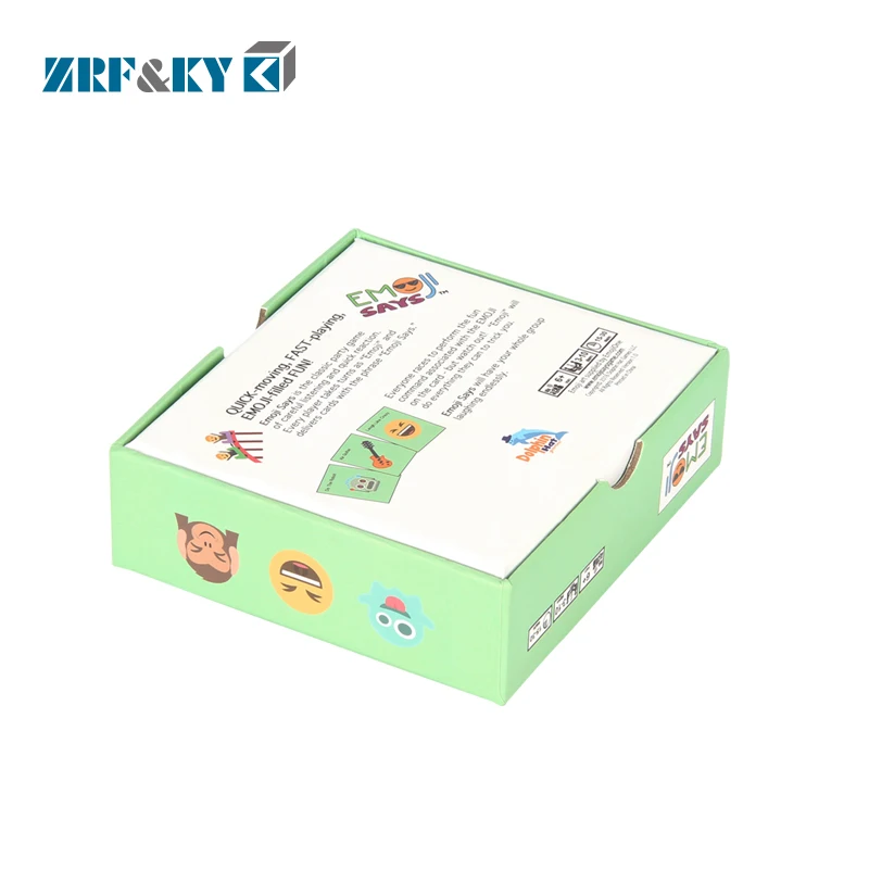 Цветная бумажная коробка для игр