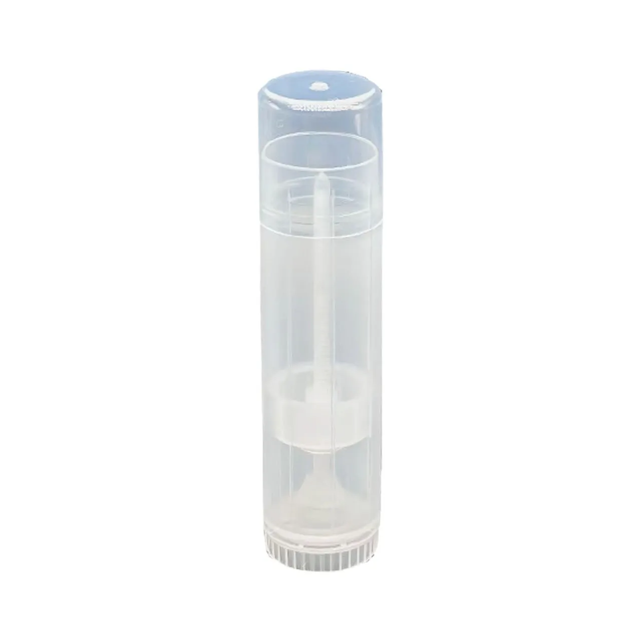 Wholesale Empty Transparent Black White 0.5oz 15ml 15g 0.67oz 20ml 20g Cylinder Round Plastic Lip Balm Stick Tube with Cap