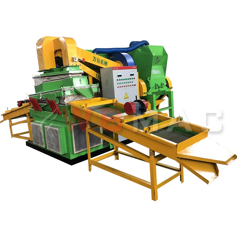 Copper Cable Granulator Motor Shredding and Copper Separation Machine Cable Recycling Machine