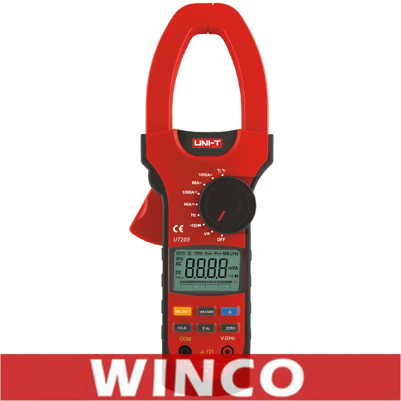 UT209 1000A цифровой клещи