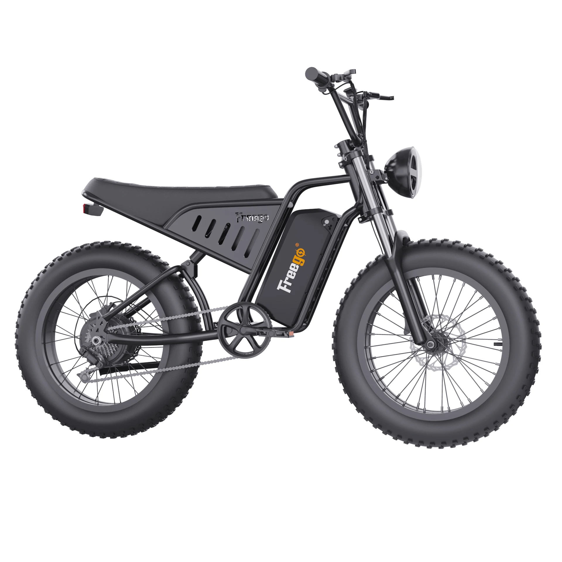 Freego W1 1400W 48V 22.5Ah 50-80km 7 Speed 20 Inch Fat Tire Electric Bike