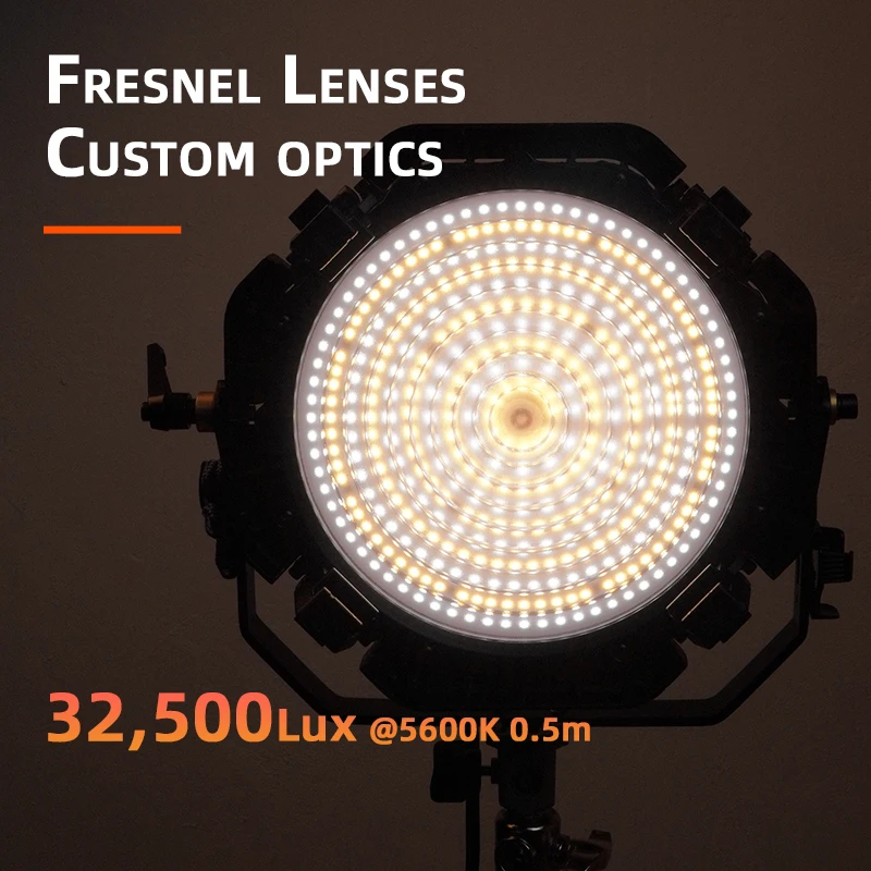 Bolangte GP-4000S Fresnel Lighting Film Lights for Photography Photographic Equipment Shooting Spot Led Studio Video Light