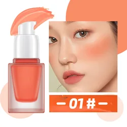 Matte Liquid Cream Blush Makeup Lightweight - Velvet Mousse Texture, Blush Stick for Cheek, Advanced Hazy Feeling