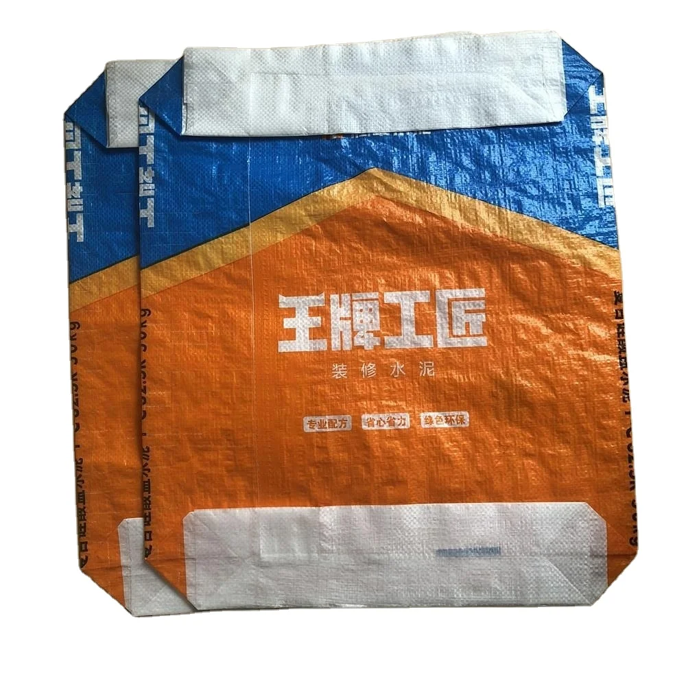 10kg 20kg ordinary portland pcb lafarge cement PP bags for sale plastic square bottom bags for packaging