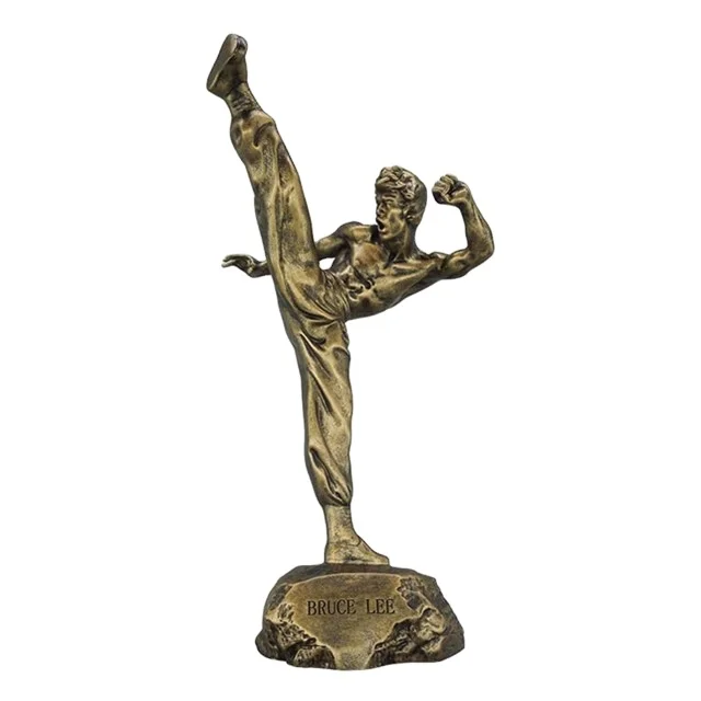 Customized Bruce Lee Statue Kung Fu King Sculpture Character Figurine