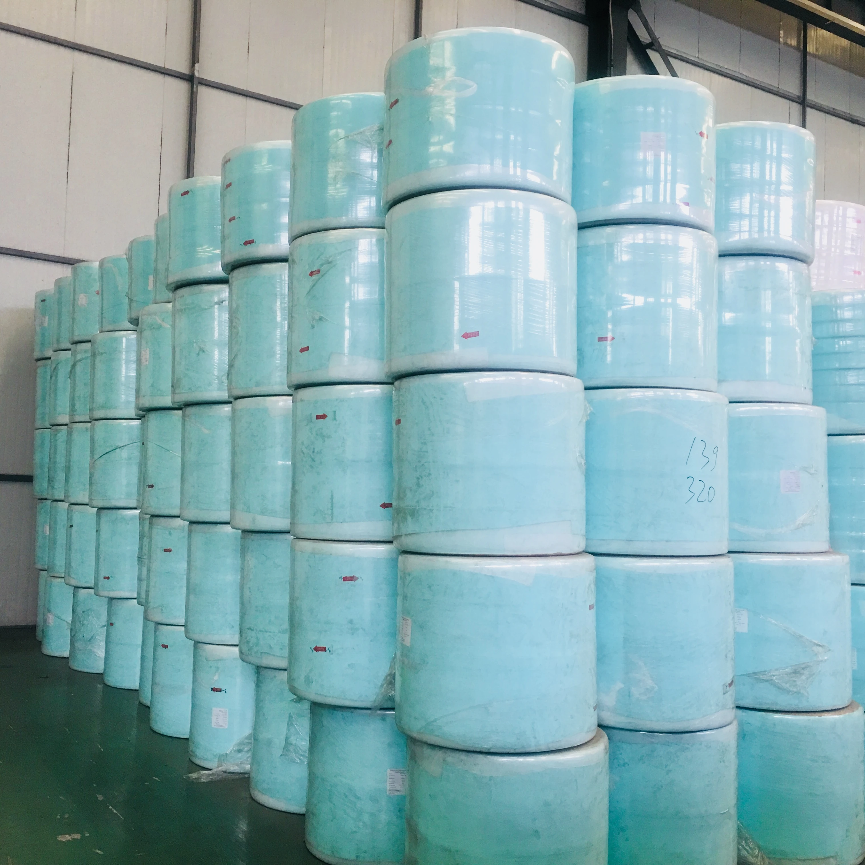 100% полипропиленовая хирургическая маска для лица сырье хорошая цена спанбонд Нетканая ткань