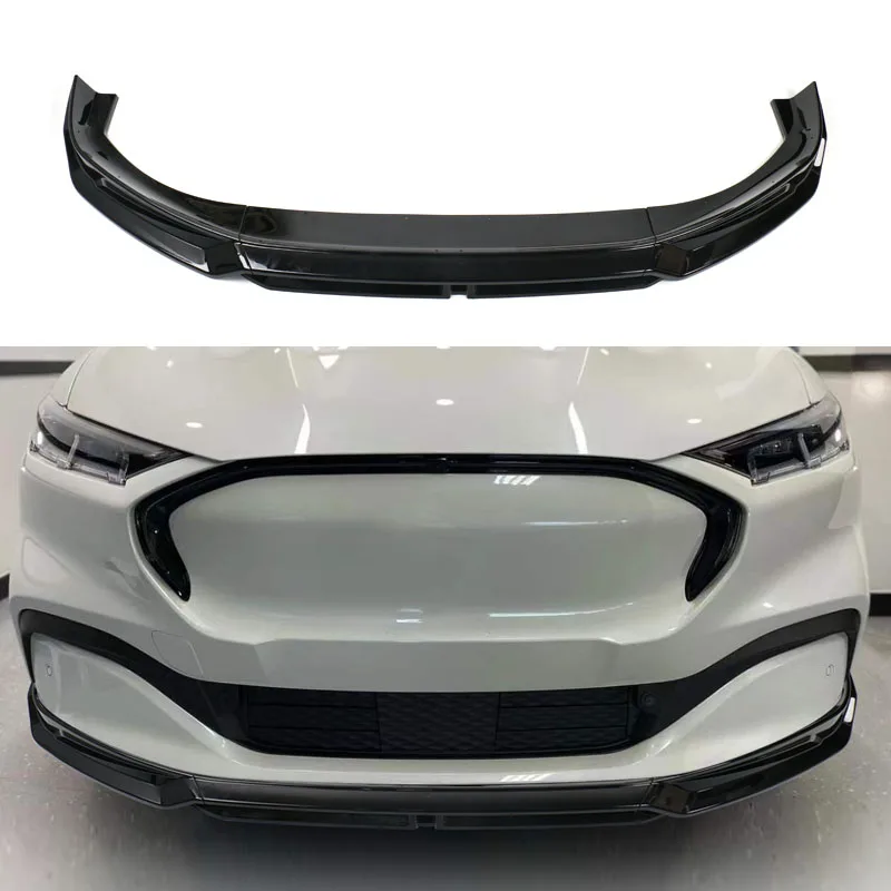 Новые аксессуары для Ford Mustang передняя губа из АБС-пластика передний бампер автомобиля спортивный комплект кузова Mach E