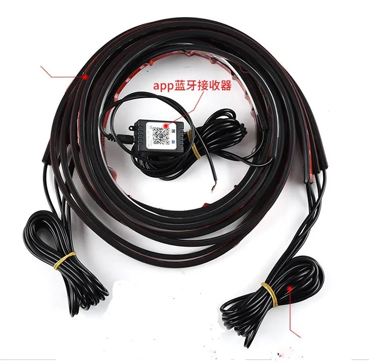 Car Underglow Led Strip Lights with Dream Color Chasing APP Control  Underbody Led Light Kit for Cars