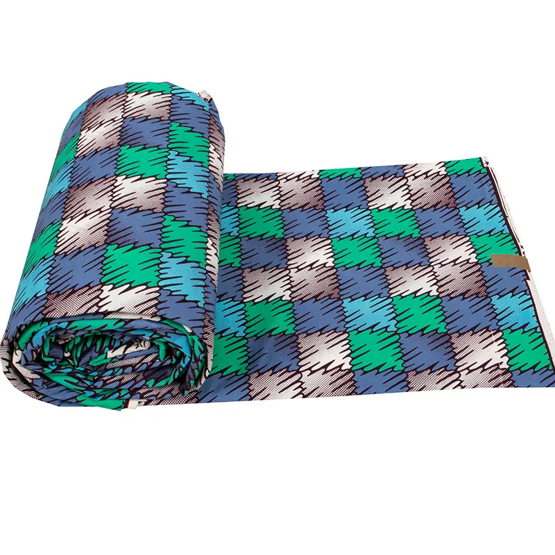 1 piece of African ethnic batik Ankara Plain Printed 100% cotton fabric for dress suits fabric