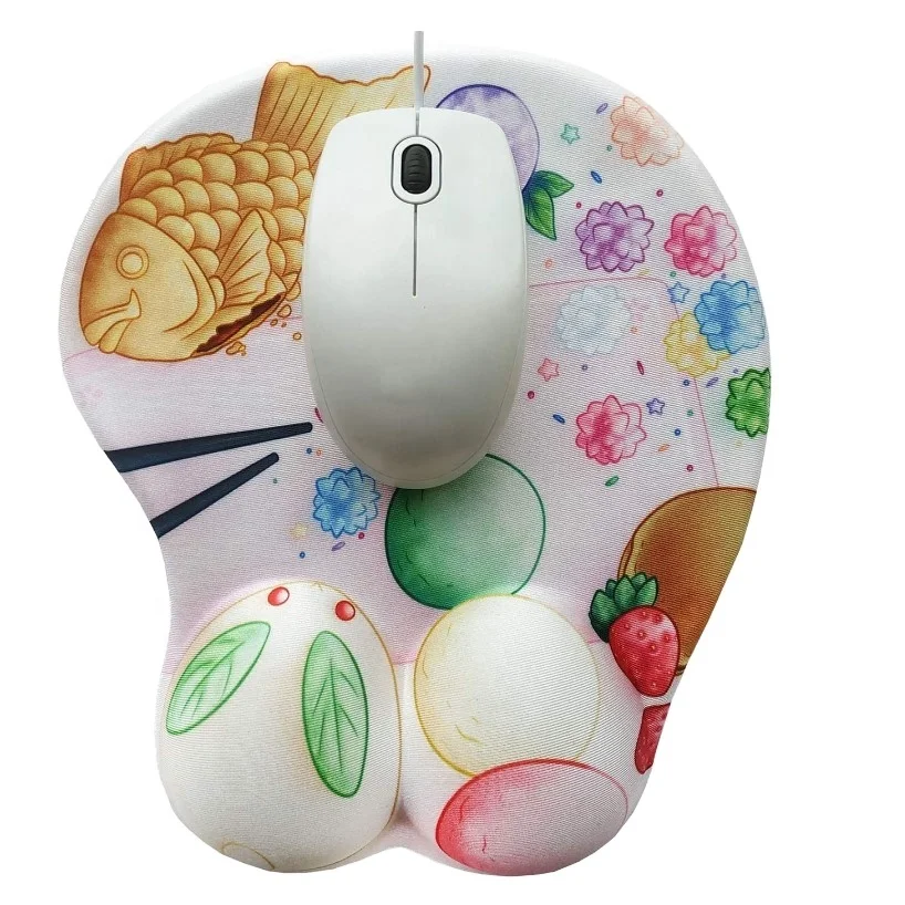 Sexy 3D Breast Beauty Anime Ass Silicon Cartoon Boobs Wrist Gaming Mouse Pad Mat