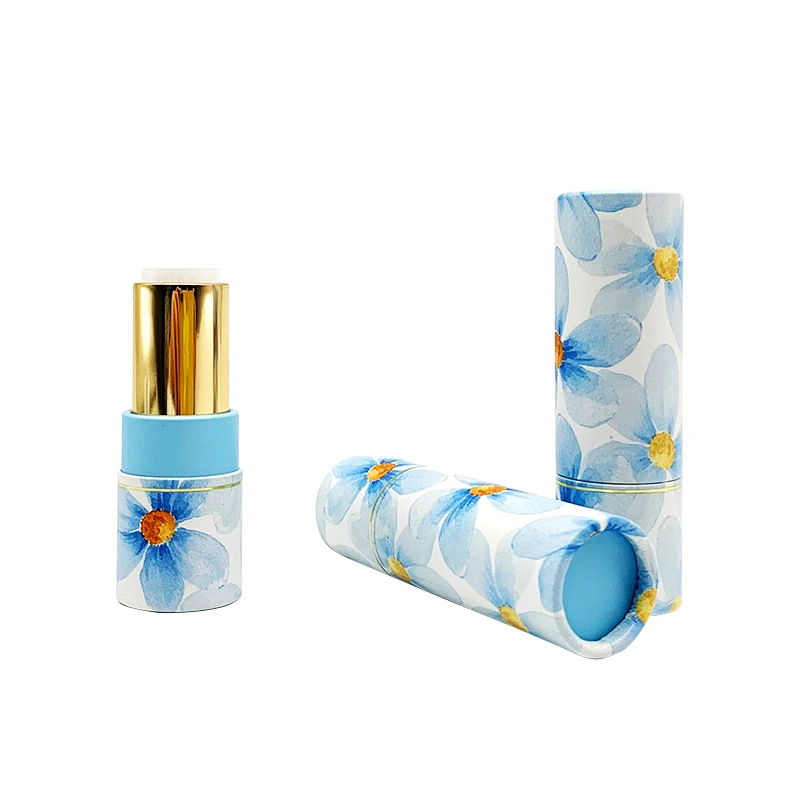 Бабочка для бальзама для губ, экологически чистые Пустые контейнеры для бальзама для губ, Создайте свой собственный пакет для помады, бумажная коробка