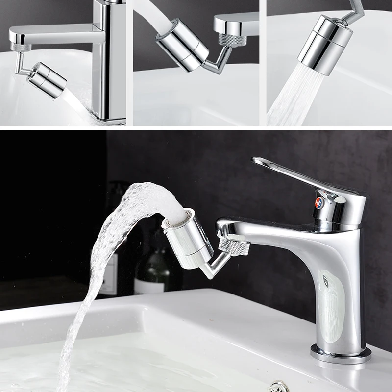 
Universal 720 rotation Faucet aerator Splash-proof Tap Nozzle Filter Water Saving single handle Faucet for Bathroom Kitchen 