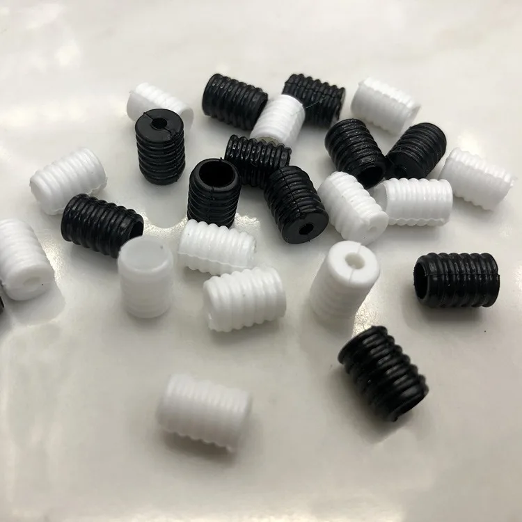 Adjustable Rubber Adjust Plastic Ear Hook Rubber Cord Stopper Silicone Rubber Tube Stopper