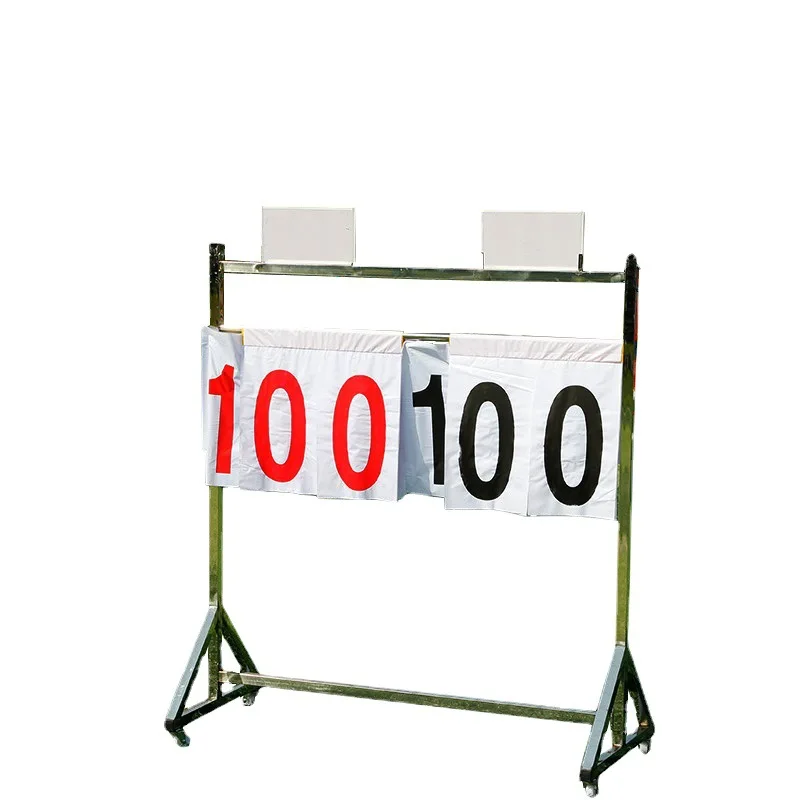 Sport Game Scoreboards With Wheels Stand Portable Scoreboard Score Keeper for Volleyball Table Tennis Football Basketball
