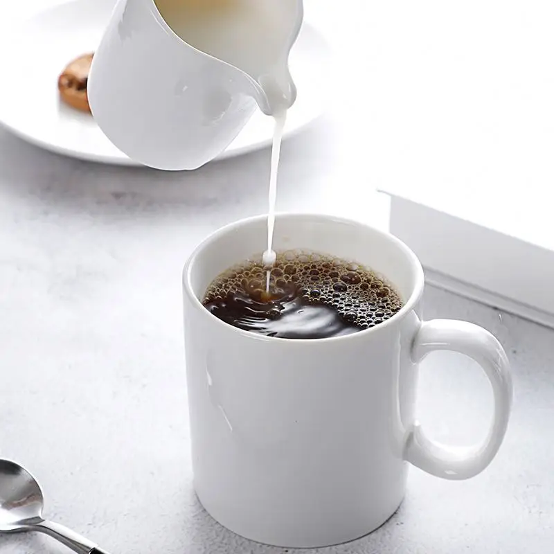 Wholesales Porcelain Plain White Animal Ceramic 3D Mug