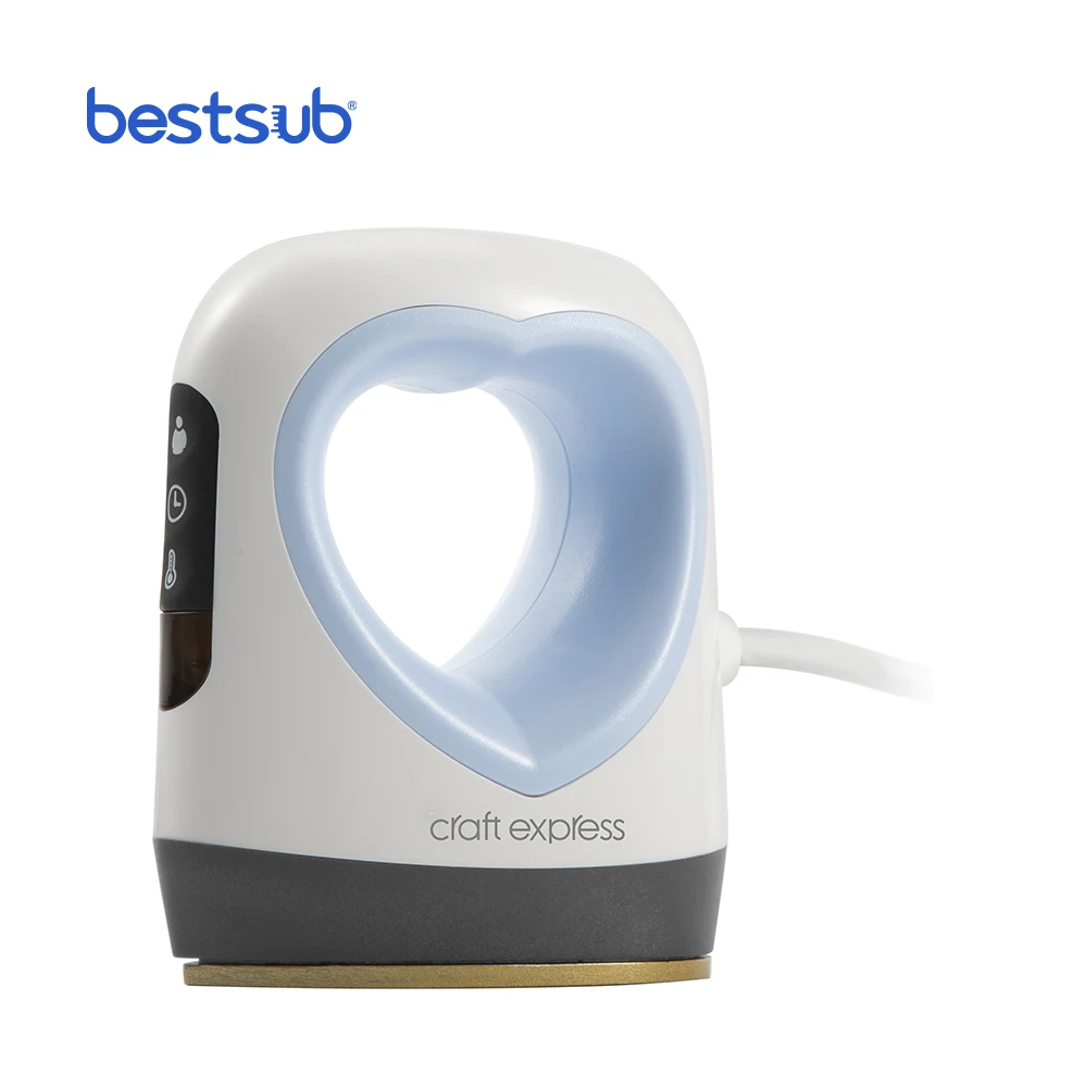 Миниатюрный ручной сублимационный пресс BestSub 2*3 дюйма, ручной тепловой пресс, сублимационный аппарат