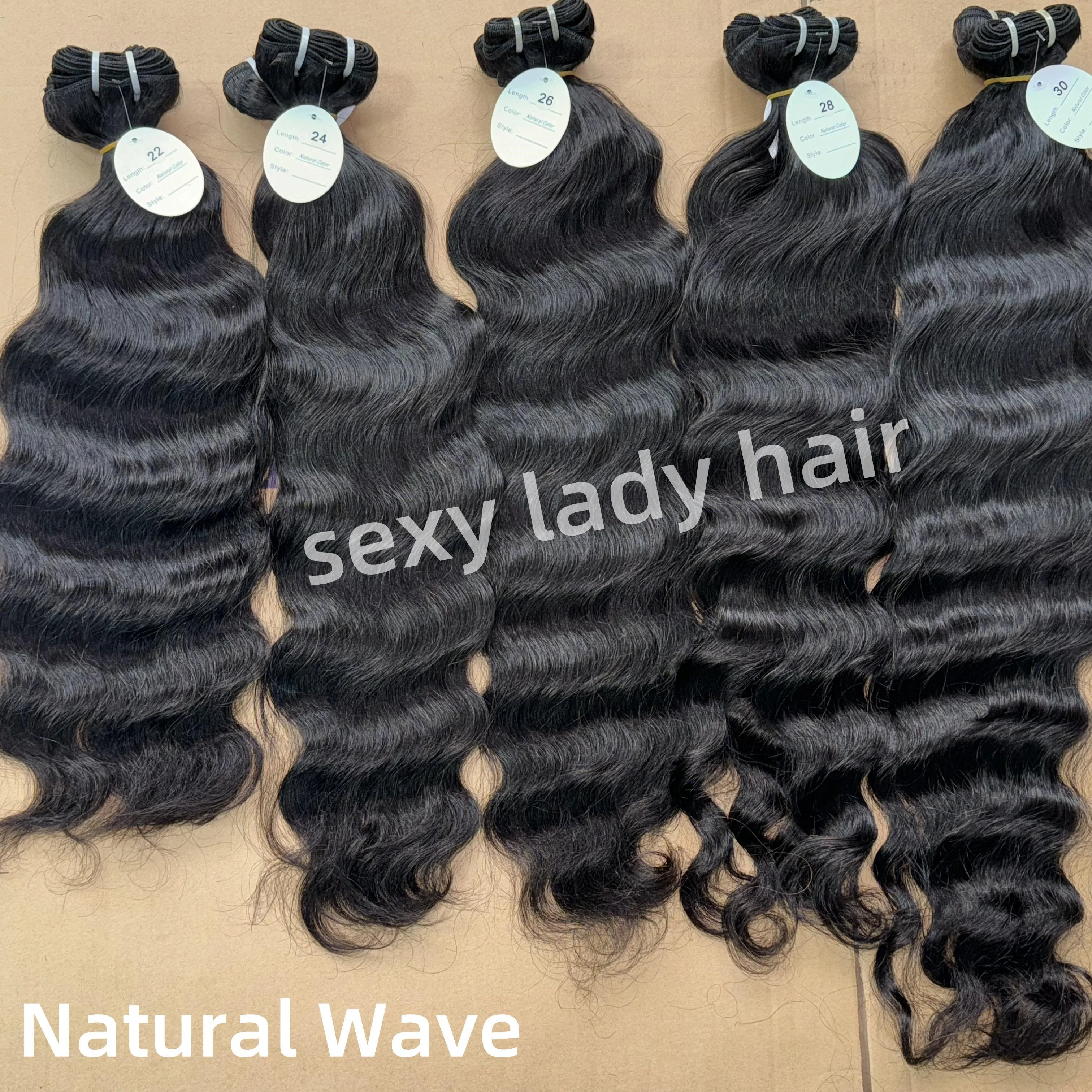 High Quality Raw Hair Indian Curly Bundles Natural Color Ocean Wave Styles Cambodian Human Hair For Women