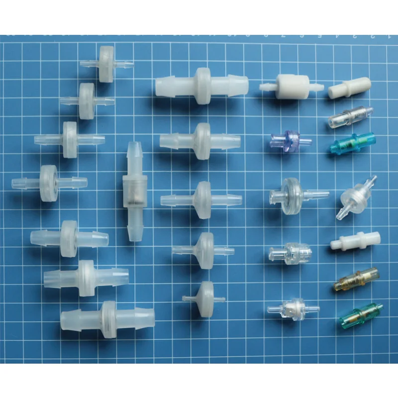 JU 1/8 прочный пластиковый односторонний мембранный обратный клапан с зазубринами