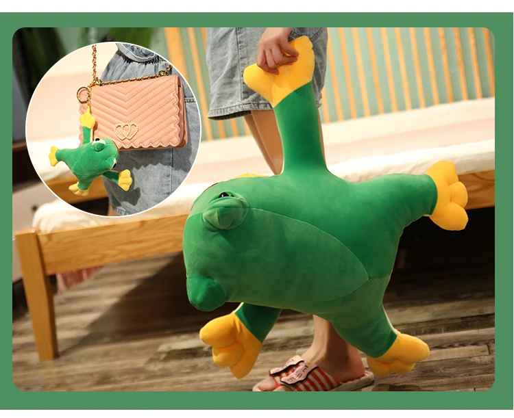 Free sample plush stuffed green frog animal toy ugly frog stuffed plush toys promotional mini plush frog keychain