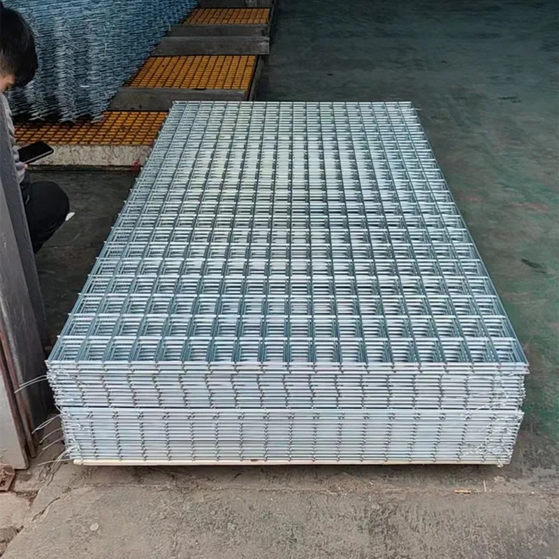 Плоская оцинкованная панель из сварной проволочной сетки