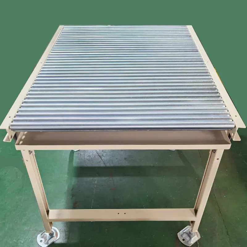 Electrogalvanized conveyor rollers 2812 customized roller conveyor line