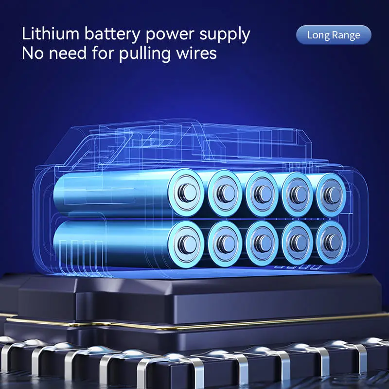 New 6 in 1 48V Powerful High Pressure Cordless Car Washer Wireless Wash Spray Gun Lithium Battery Portable Car Water Washing Gun