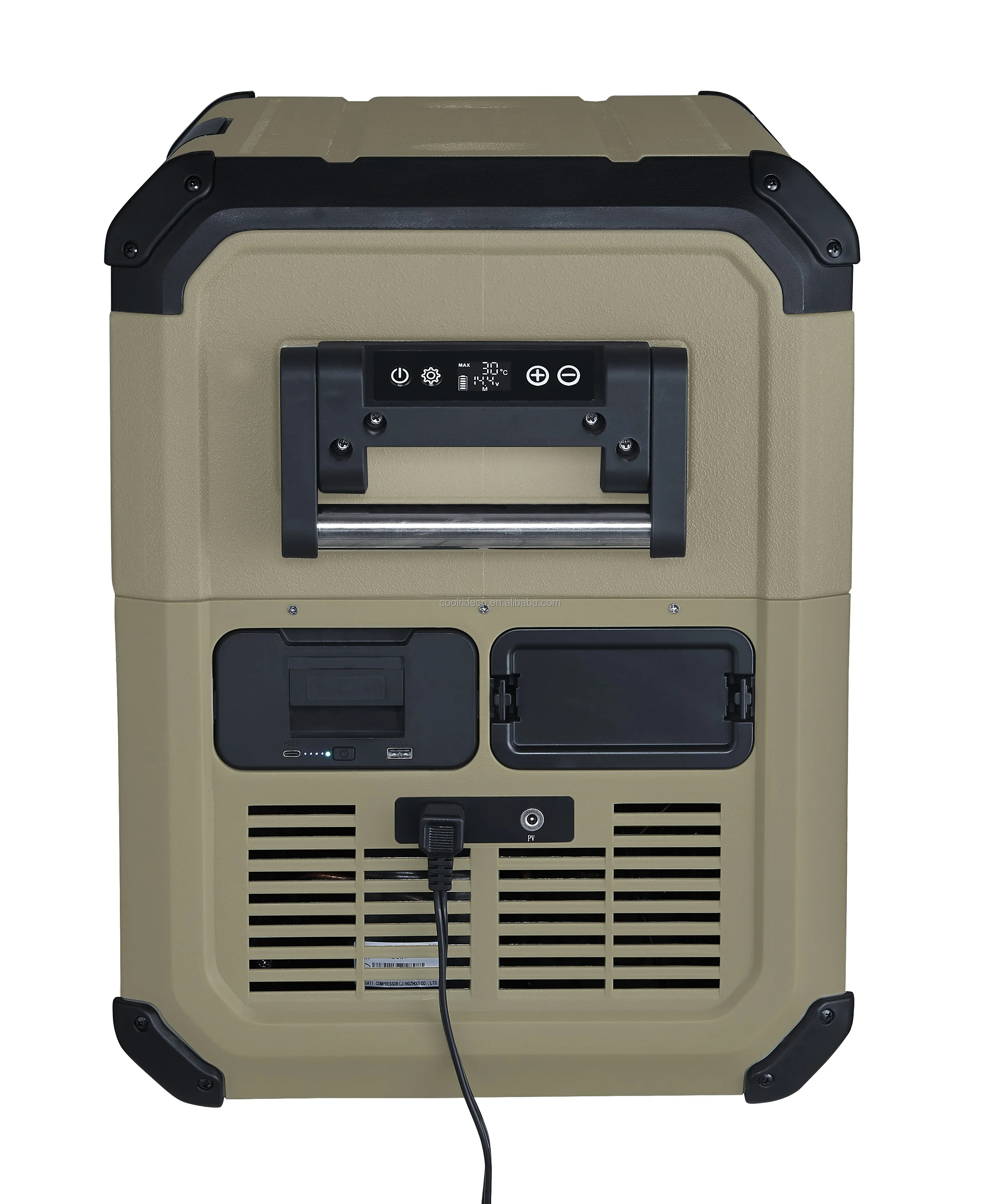 Factory Sales 45L Portable Fridge Eurotech Compressor Refrigeration 12V/24V Low Power Consumption