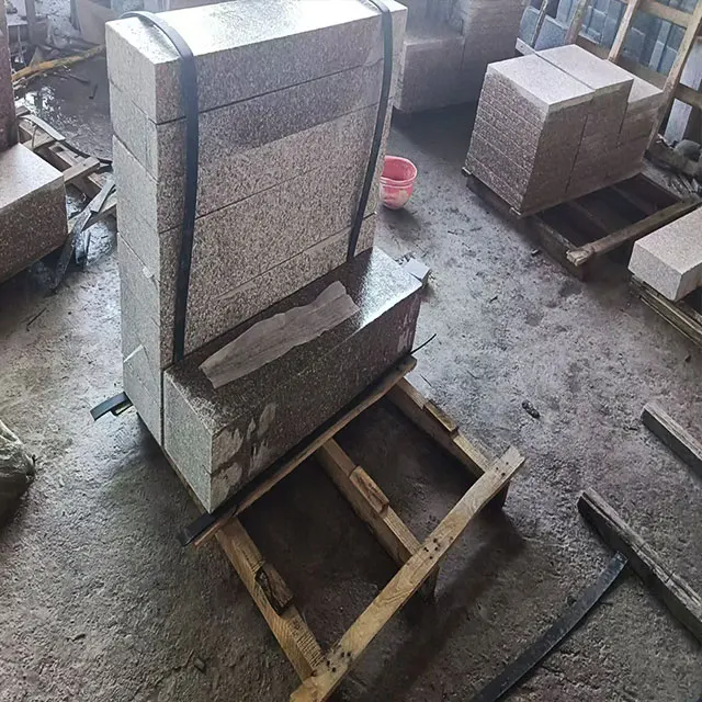 Китайский G368 Красный Гранит бордюрный камень красный гранит
