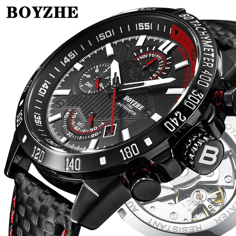 2023 OEM Business custom logo  luxury brand sport watch wrist men watch mechanical cheap automatic watches