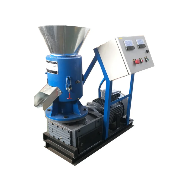 Vertical Ring Die Stable Running Straw Pellet Maker