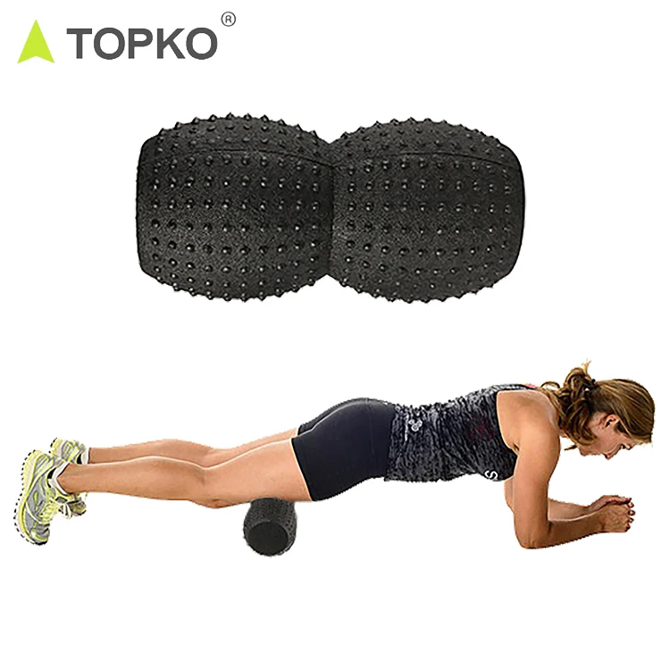 TOPKO new arrival custom colors pilates exercise muscle relax epp black foam roller