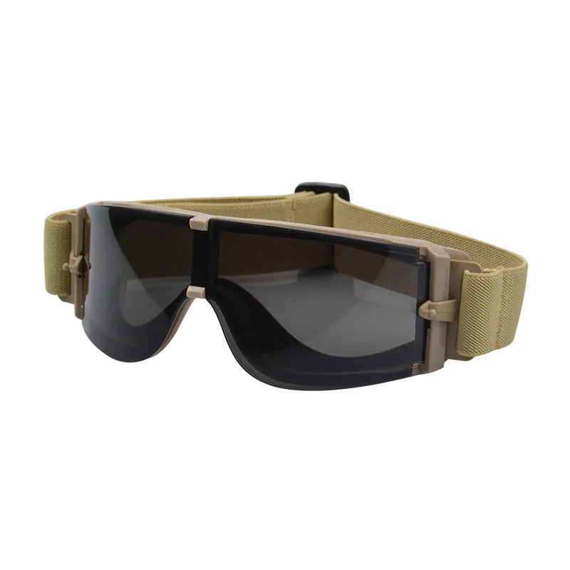 Factory Shooting goggles outdoor CS clear goggles grade men tactical glasses
