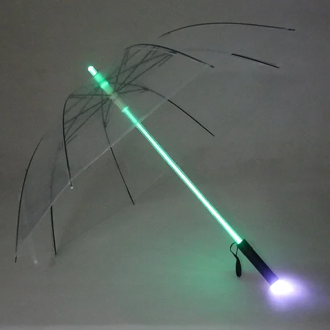 Umbrella With Led  Cars Umbrella  Rubber Plastic Colorful Shaft