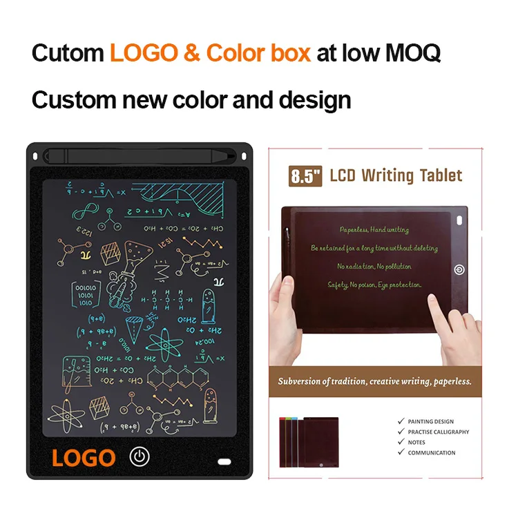 Digital Doodle Board Drawing Pad Gifts For Kids Memo Pad 85 inch LCD Writing Tablet
