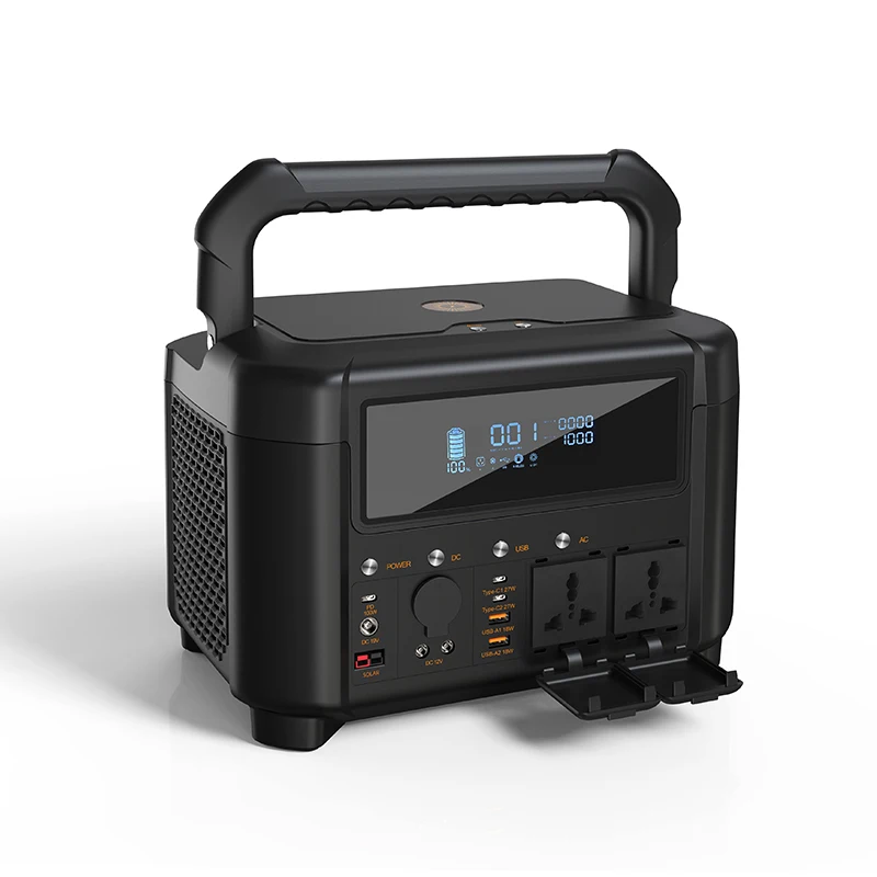 UPS 1080WH Portable Power Bank AC DC 300000mAh USB 1200W Power Station for Travel Laptop Camping