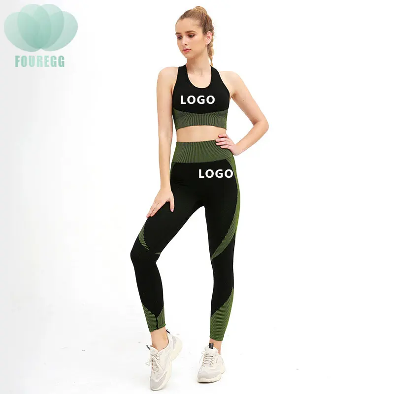 
Бесшовный комплект для йоги осень-зима вязаный подтягивающий бедра Эластичный силовой Бодибилдинг спортивный комплект из двух предметов для йоги 