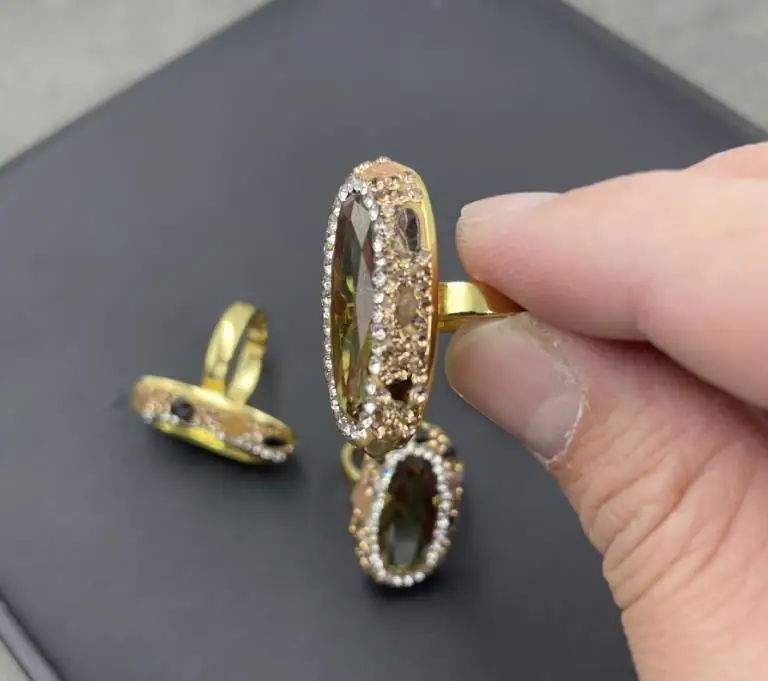 Turkey sudan stone  women adjustable ring wholesale  natural gemstone fine jewelry rings with natural stone