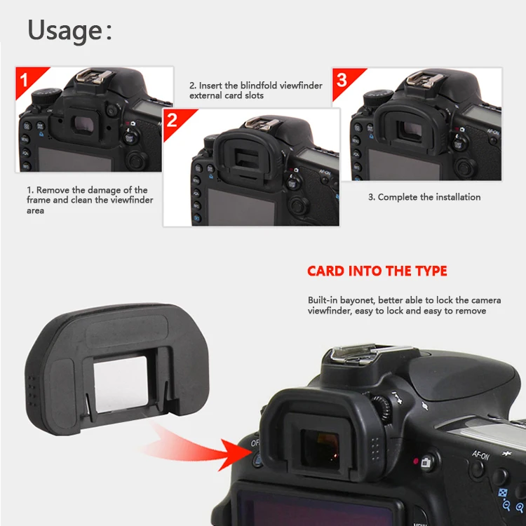 Camera accessory Eyecup EF EB EG EC DK series Rubber Eye Cup Eyepiece for nikon canon SLR Camera