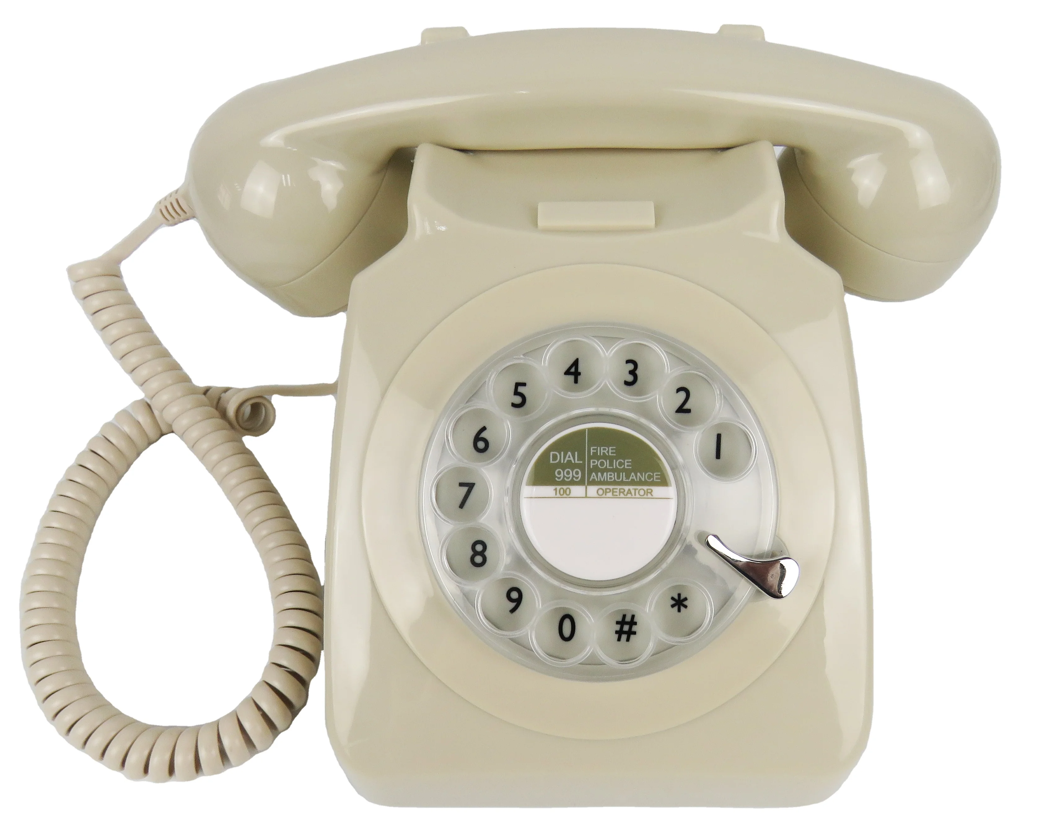 Most Popular Vintage  GPO 746 Rotary Dial Phone 1970s -style Retro Landline Phone